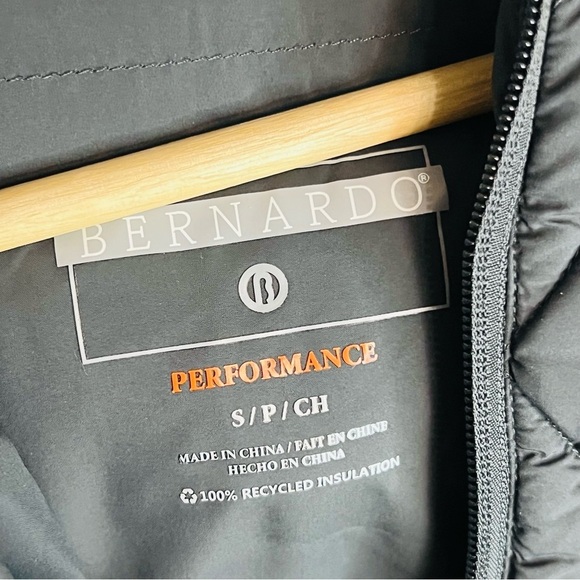 Bernadro Titan Gray Neoprene Quilted Puffer Vest Small - Picture 4 of 6